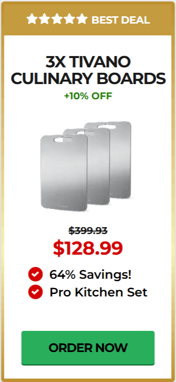 Tivano Cutting Board offer package price 